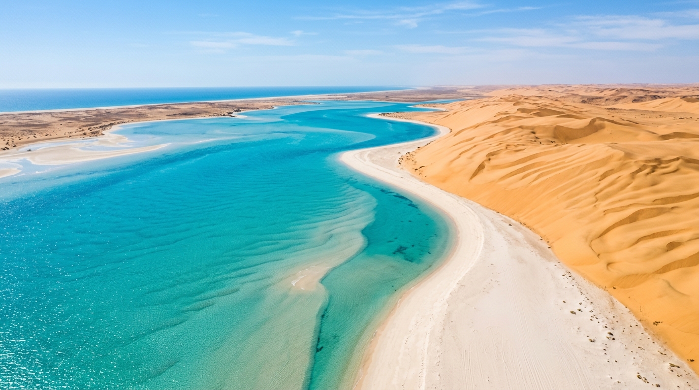 Dakhla, lagune et grands espaces